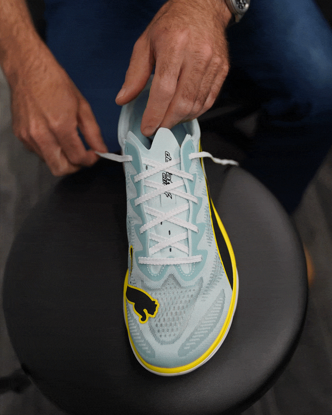 Runner's Loop Lacing GIF